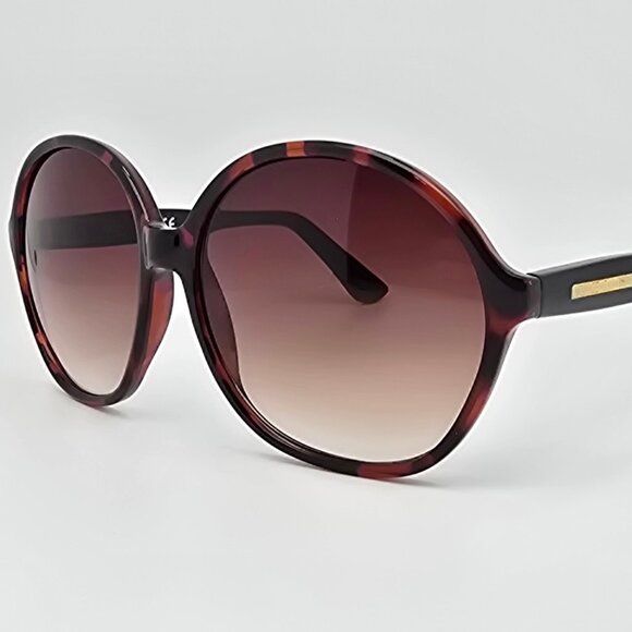 Vince Camuto VC602 Tortoise Frame Brown Gradient Lens Oversized Sunglasses 57mm - Picture 1 of 13